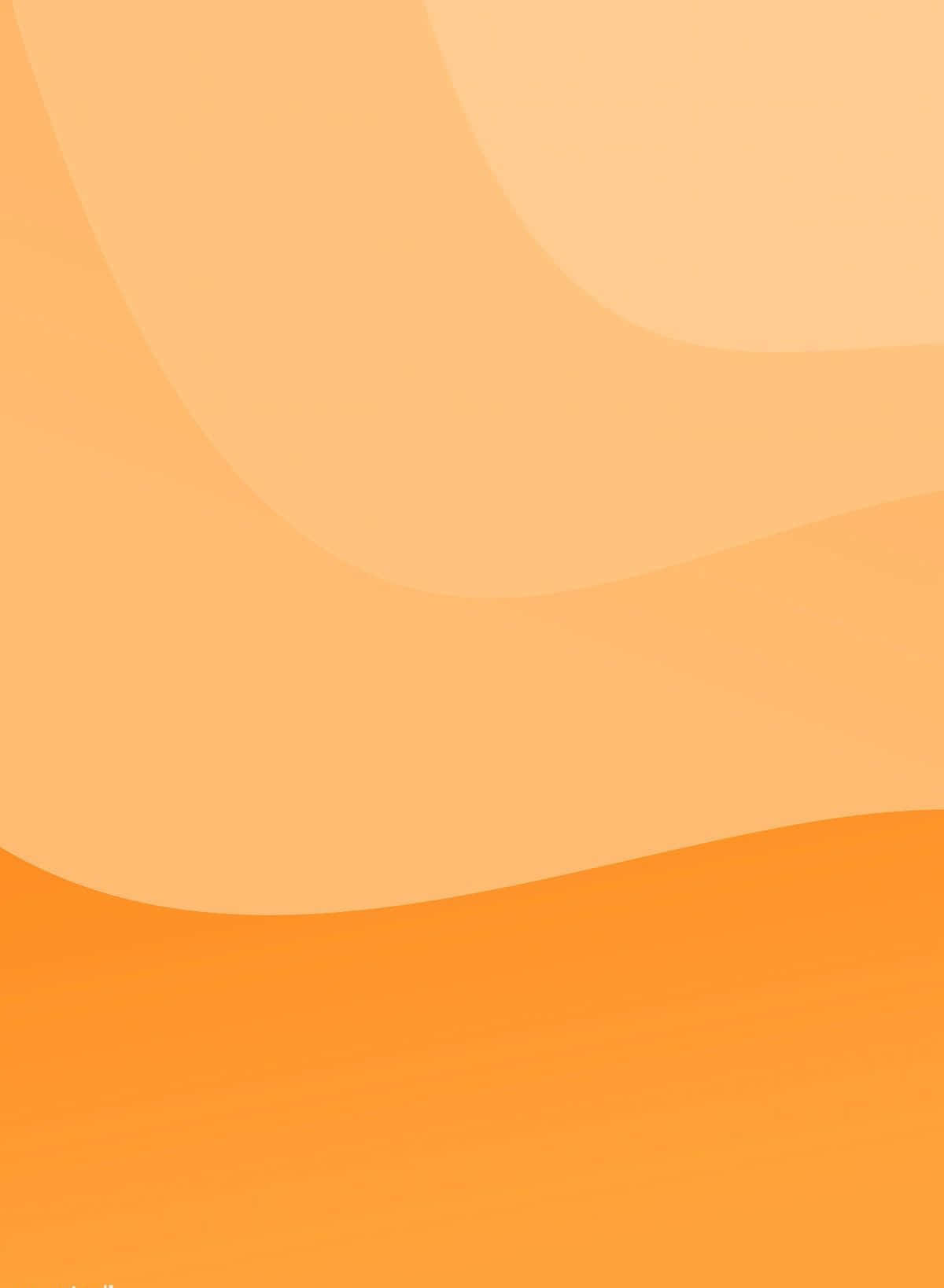 Adorable Orange Background with Playful Polka Dots