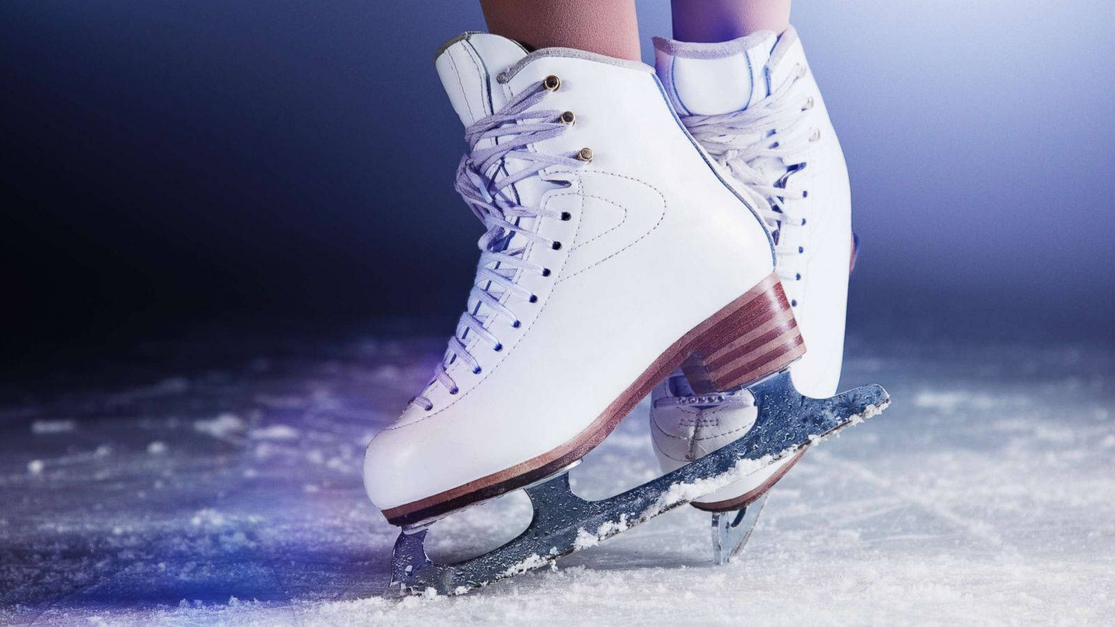 Sød par ishockey sko Wallpaper
