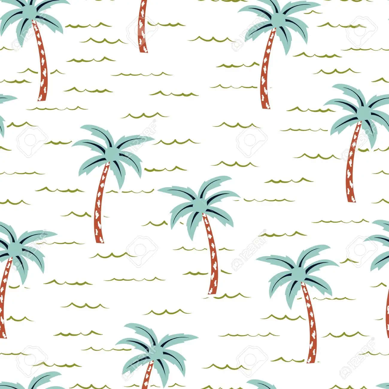 Følden Tropiske Brise Med Denne Søde Palme! Wallpaper