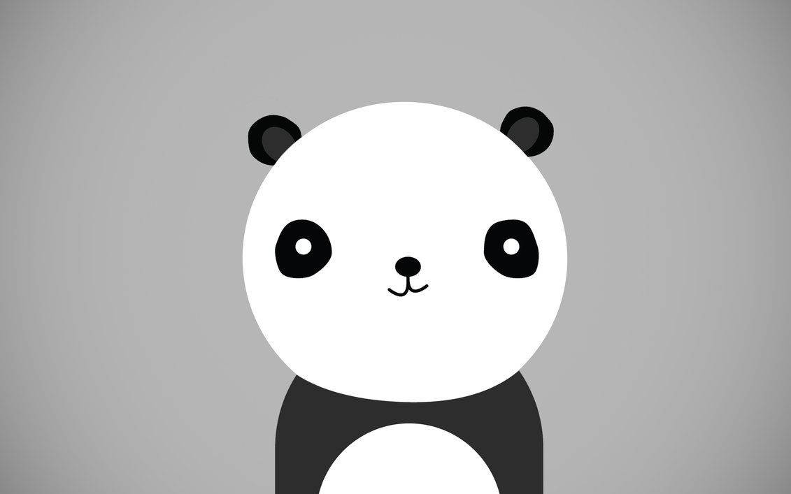 Cute Panda Doodle Art