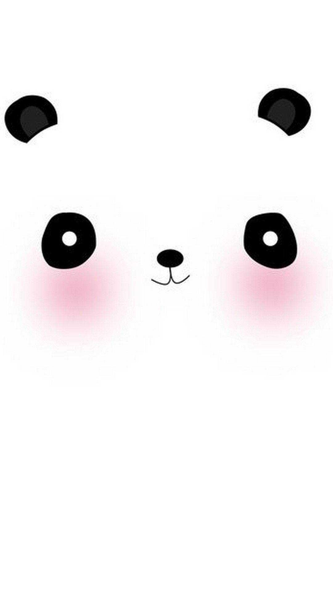 Cute Panda With Rosy Cheeks