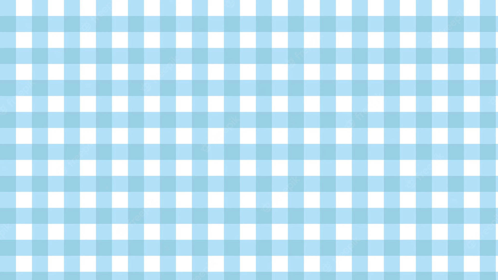 Cute Pastel Blue Aesthetic Checkered Pattern Picture