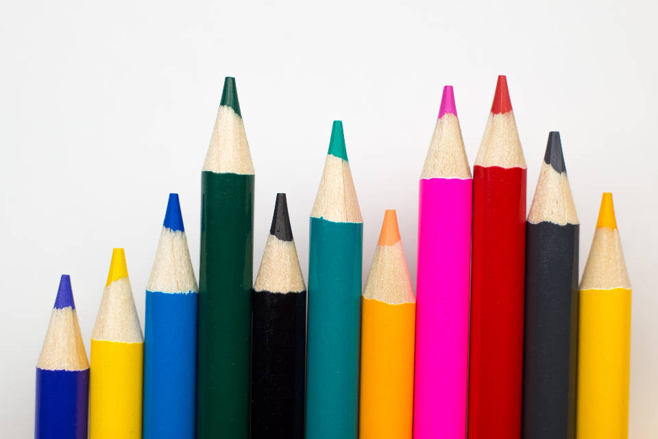 Cute Pastel Colors Pencils