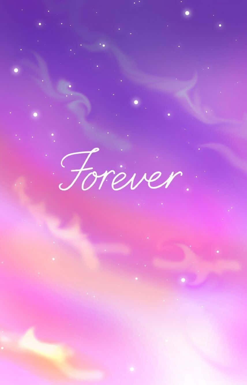 Cute Pastel Galaxy Forever Wallpaper