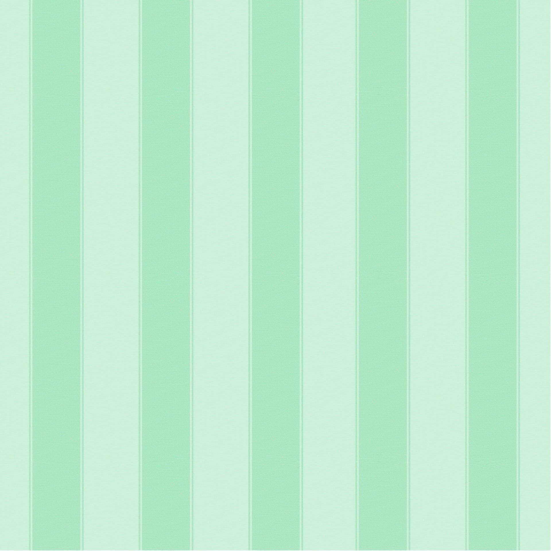 Cute Pastel Green Stripe Pattern Wallpaper