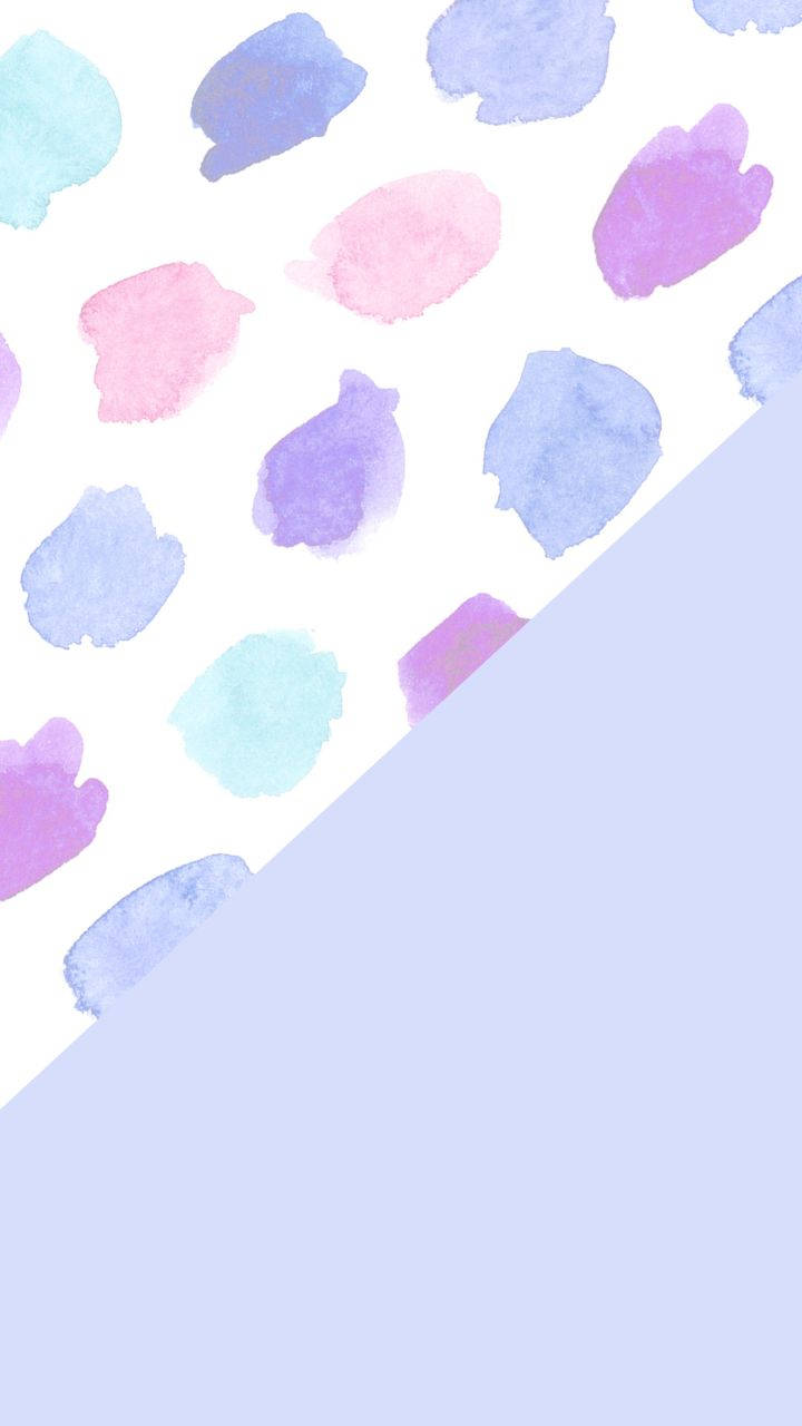 Sød pastelfarve i lilla tapet Wallpaper