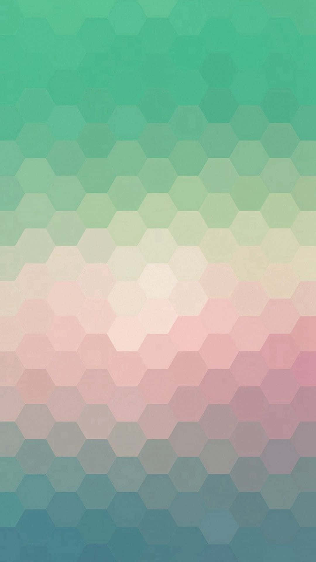 Hexagon Cute Pattern Iphone Wallpaper