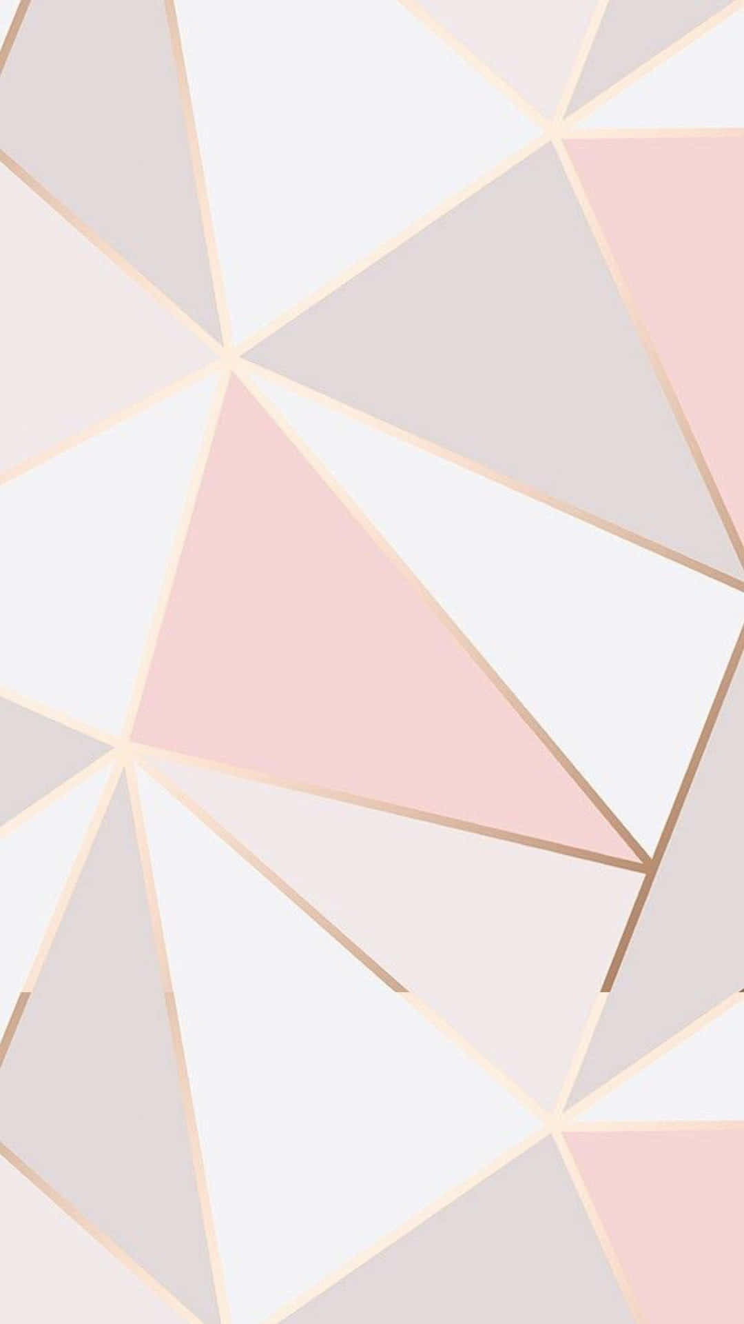A Pink And White Geometric Wallpaper Wallpaper