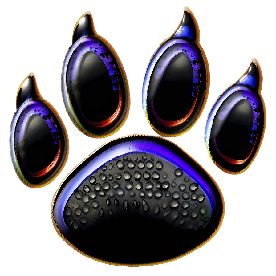 Cute Paw Print Graphic Png 05042024 PNG