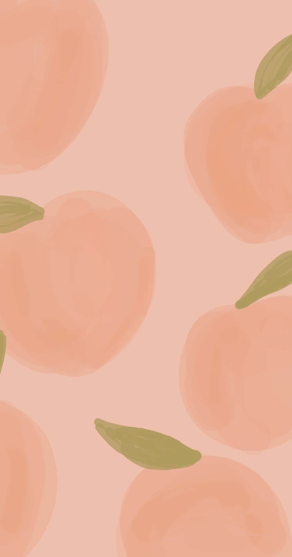 This Cute Peach Is Perfect For Summer Wallpaper