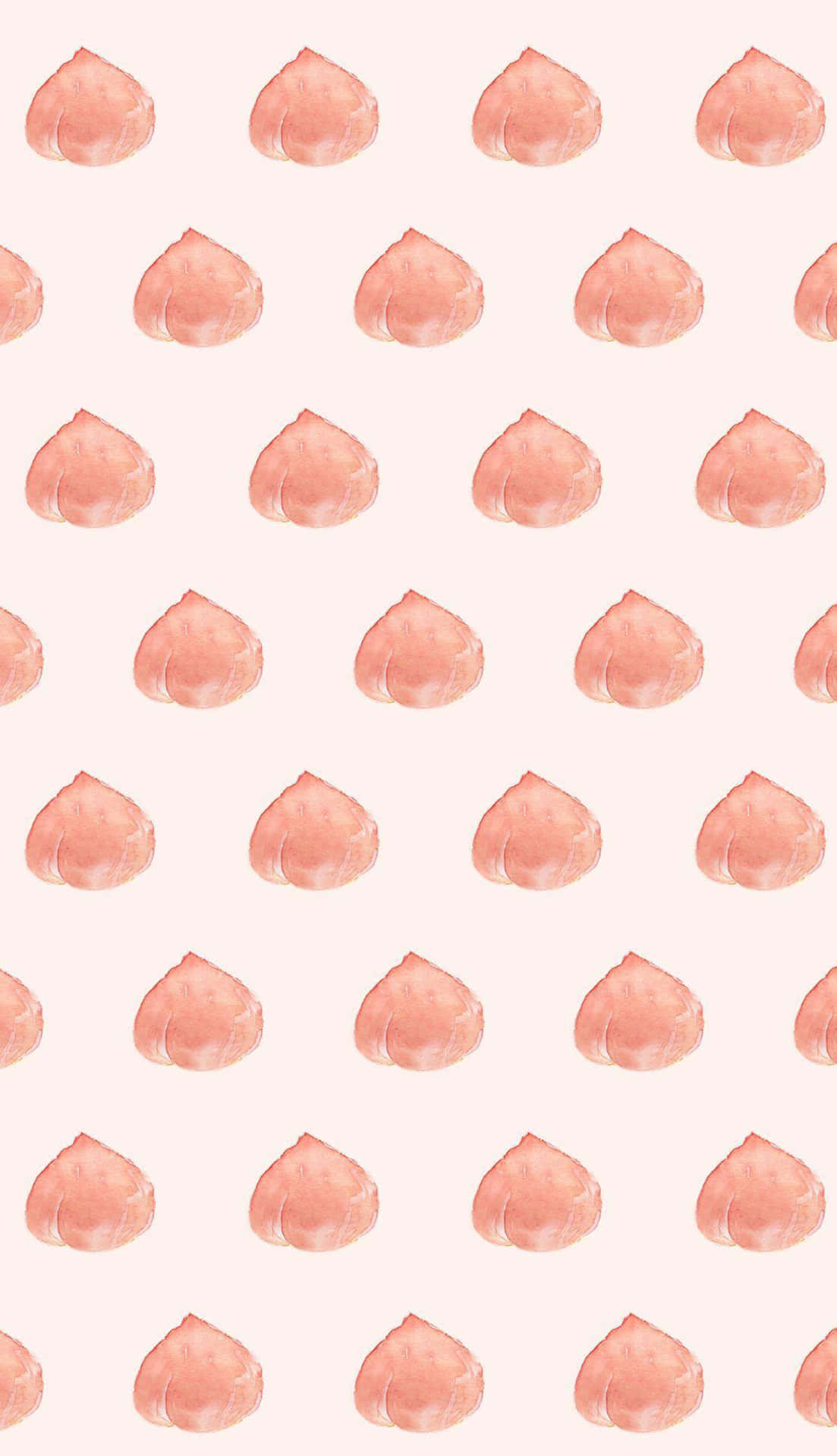 Enjoy a refreshing drink with this juicy and cute peach! Wallpaper