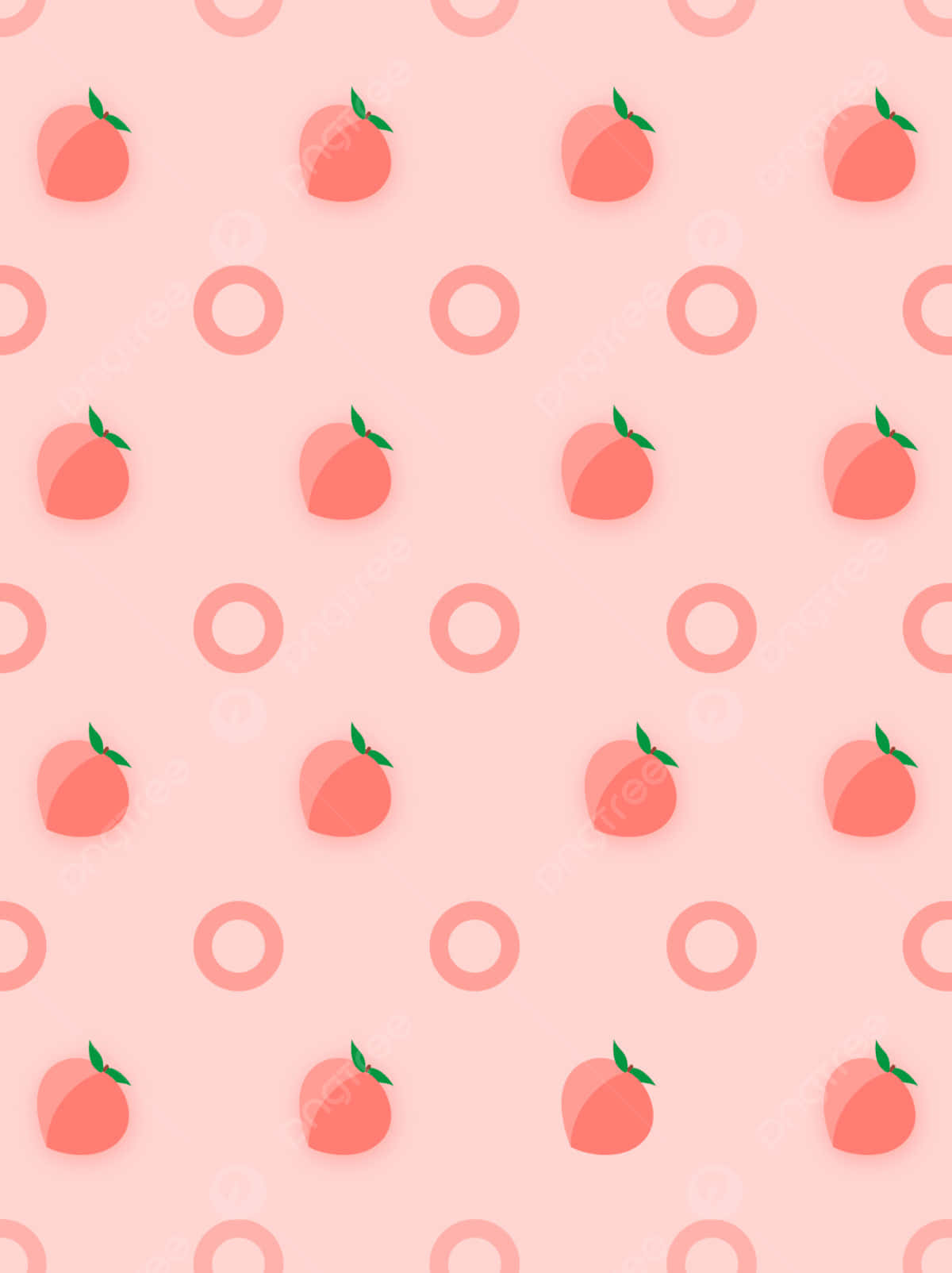 A sweet and lovely peach fruit that looks good enough to eat! Wallpaper