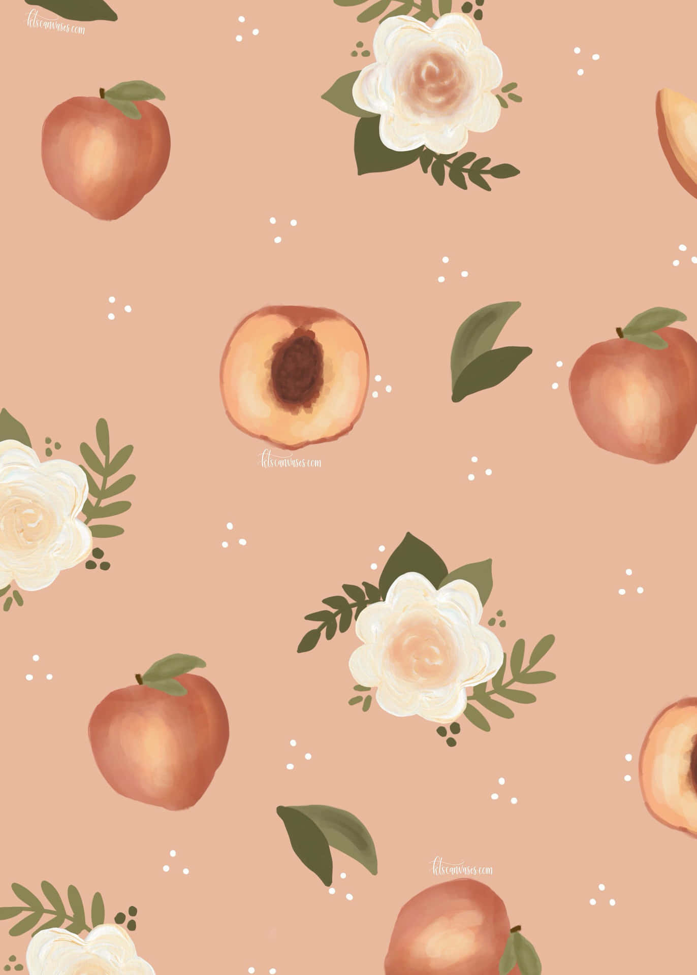 A sweet, juicy Peach Wallpaper