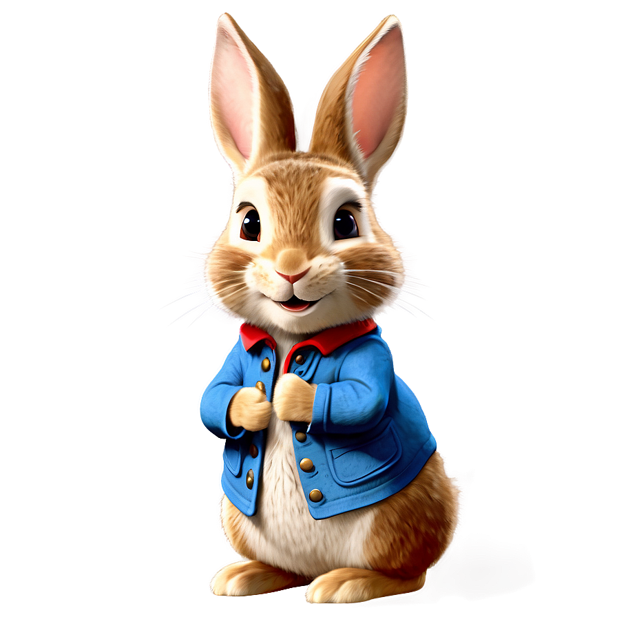 Cute Peter Rabbit Character Png 06262024 PNG