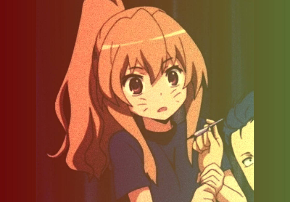 Cute PFP Of Taiga With Whiskers Wallpaper