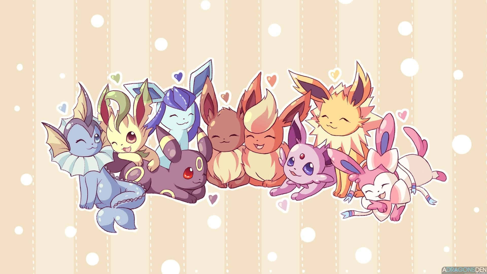 Friends Forever ~ Pikachu and Eevee Wallpaper