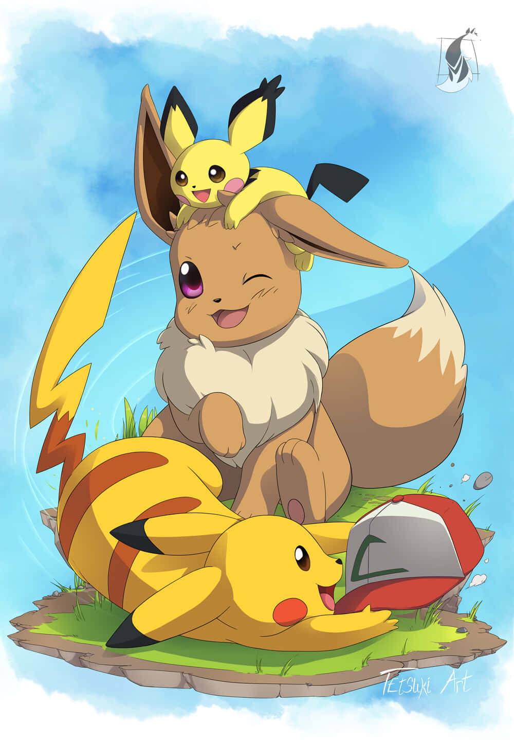 Zweisüße Pokémon Bereit Für Das Abenteuer! Wallpaper