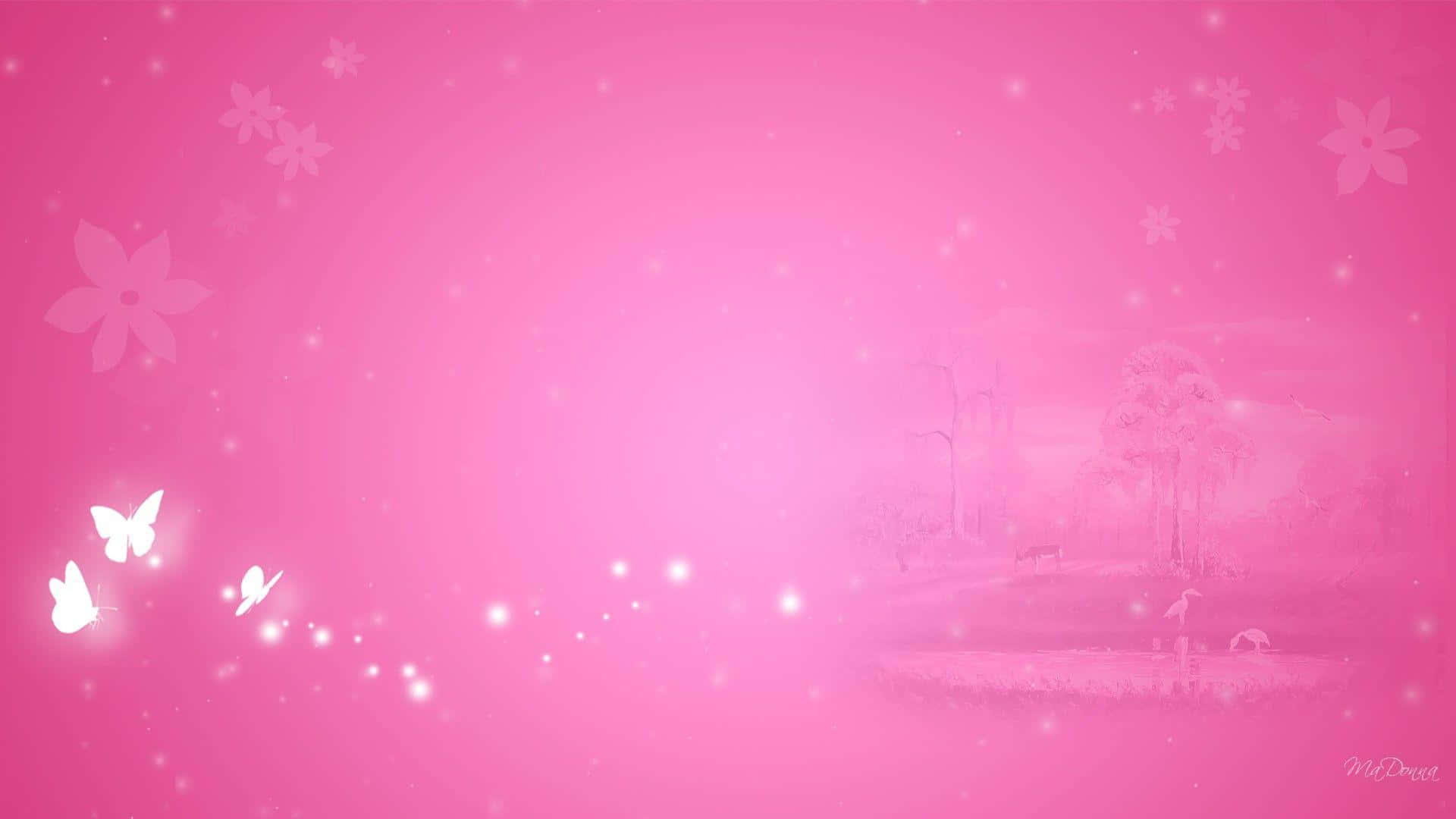 'Happy and Sweet Pink Background'.
