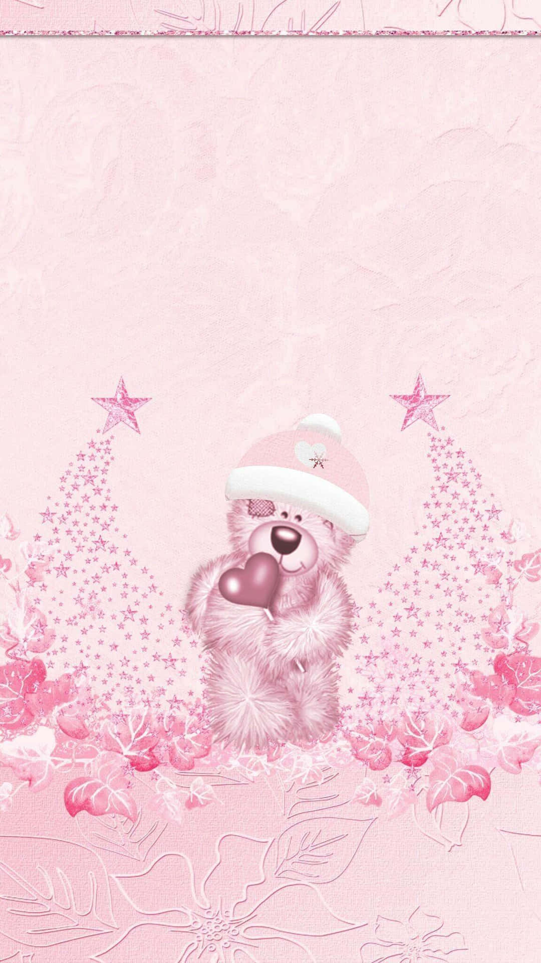 Eineentzückende Pinkfarbene Weihnachtsdekoration Wallpaper