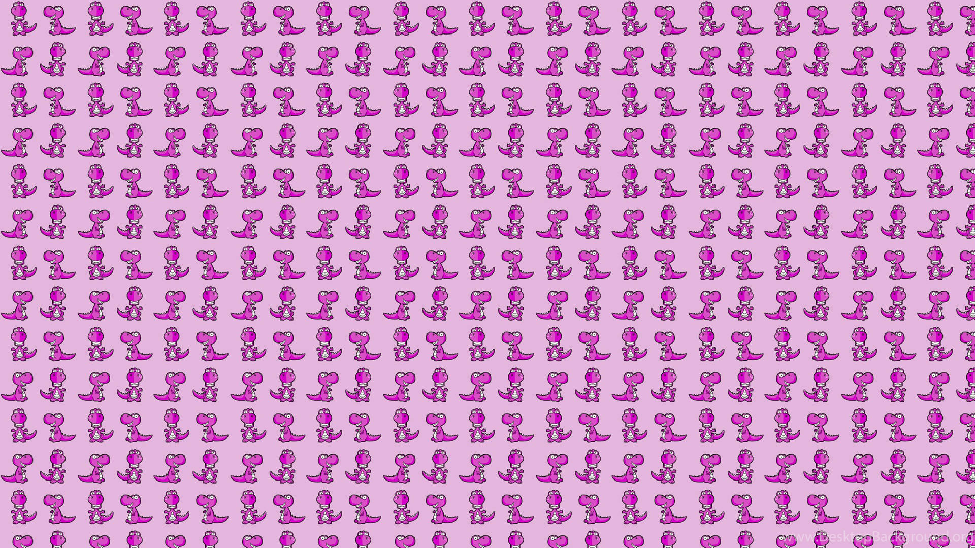 Cute Pink Dinosaur Tiny Pattern Art Background