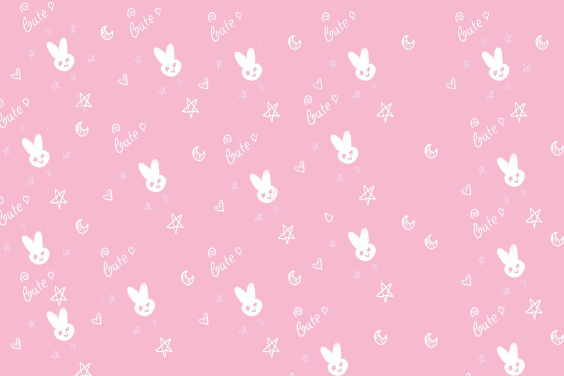 Cute Pink Doodle Wallpaper