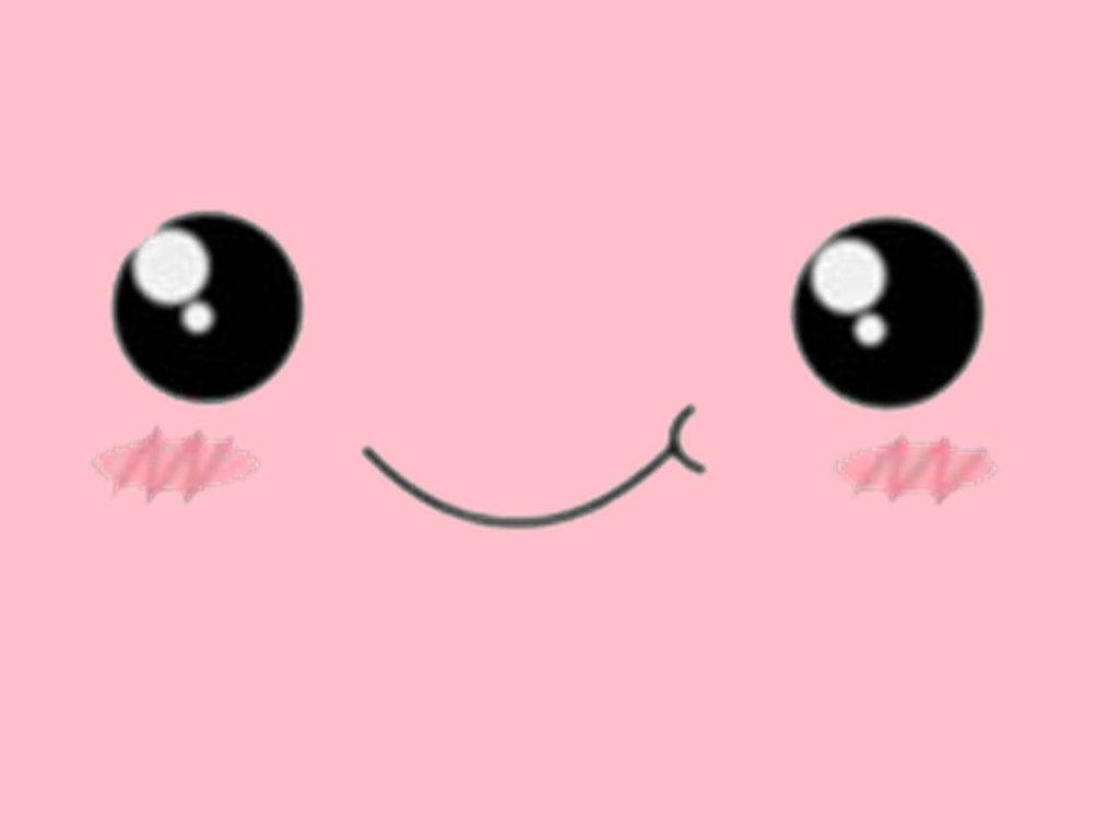 Cute Pink Face Kawaii Picture