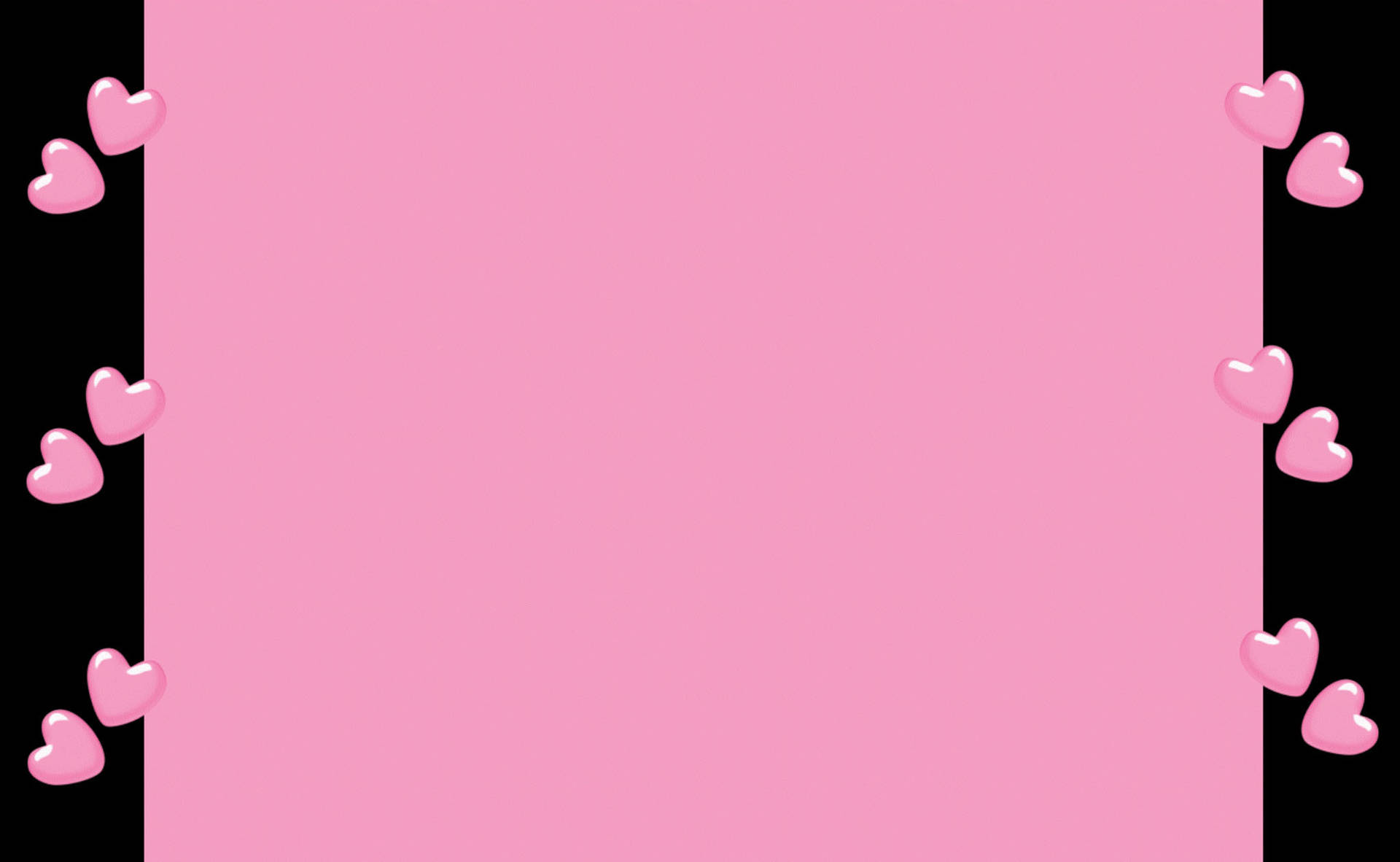 Cute Pink Hearts Background