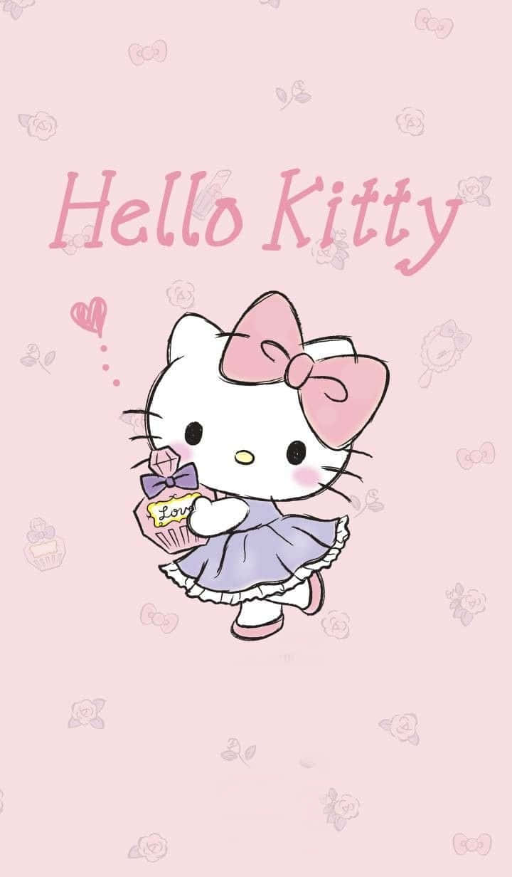 Cute Pink Hello Kitty Cologne Wallpaper