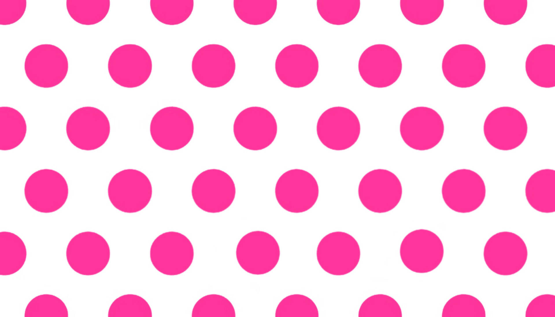 Cute Pink Polka Dots Background