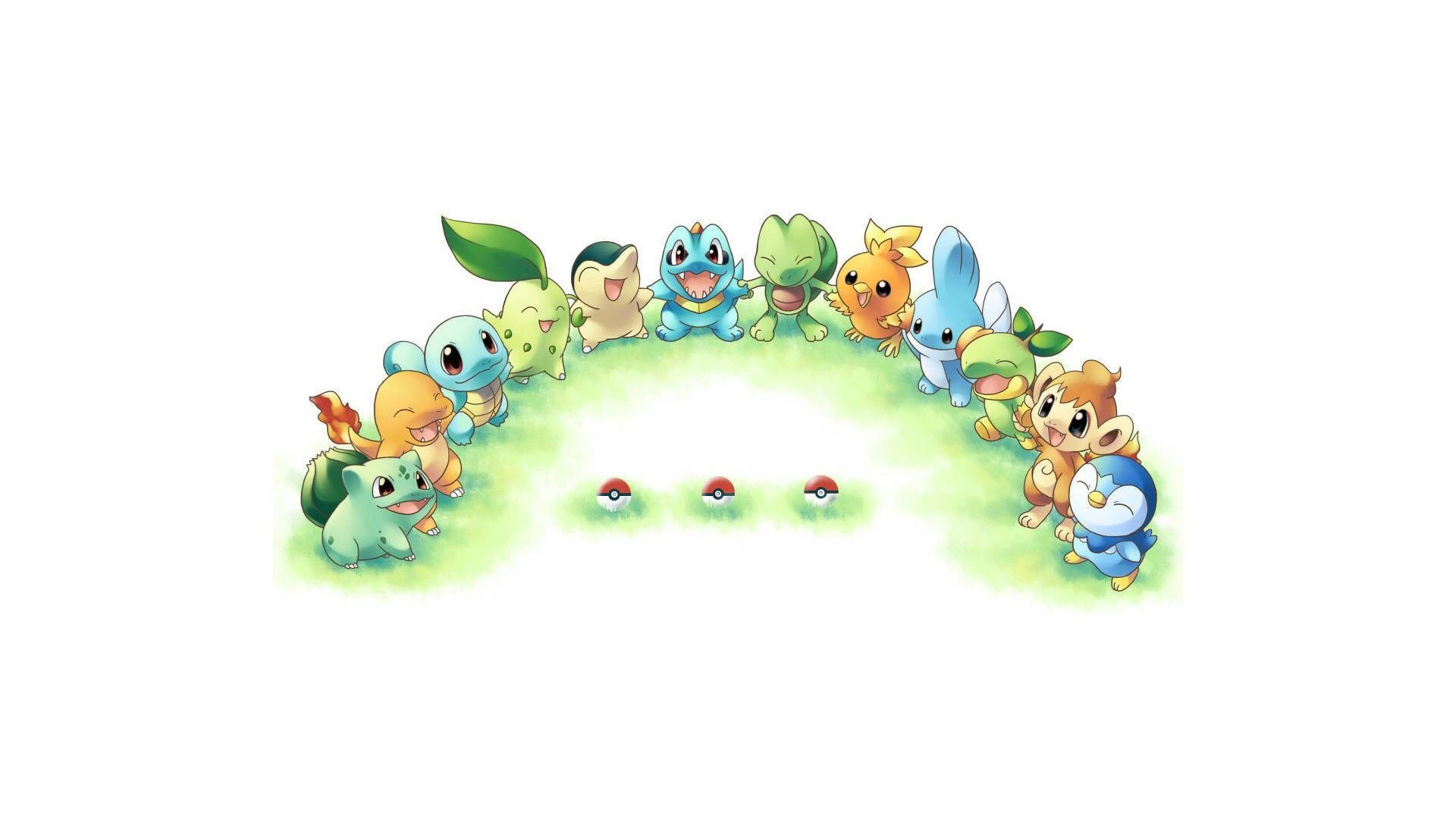 Cute Pokemon Friends Background