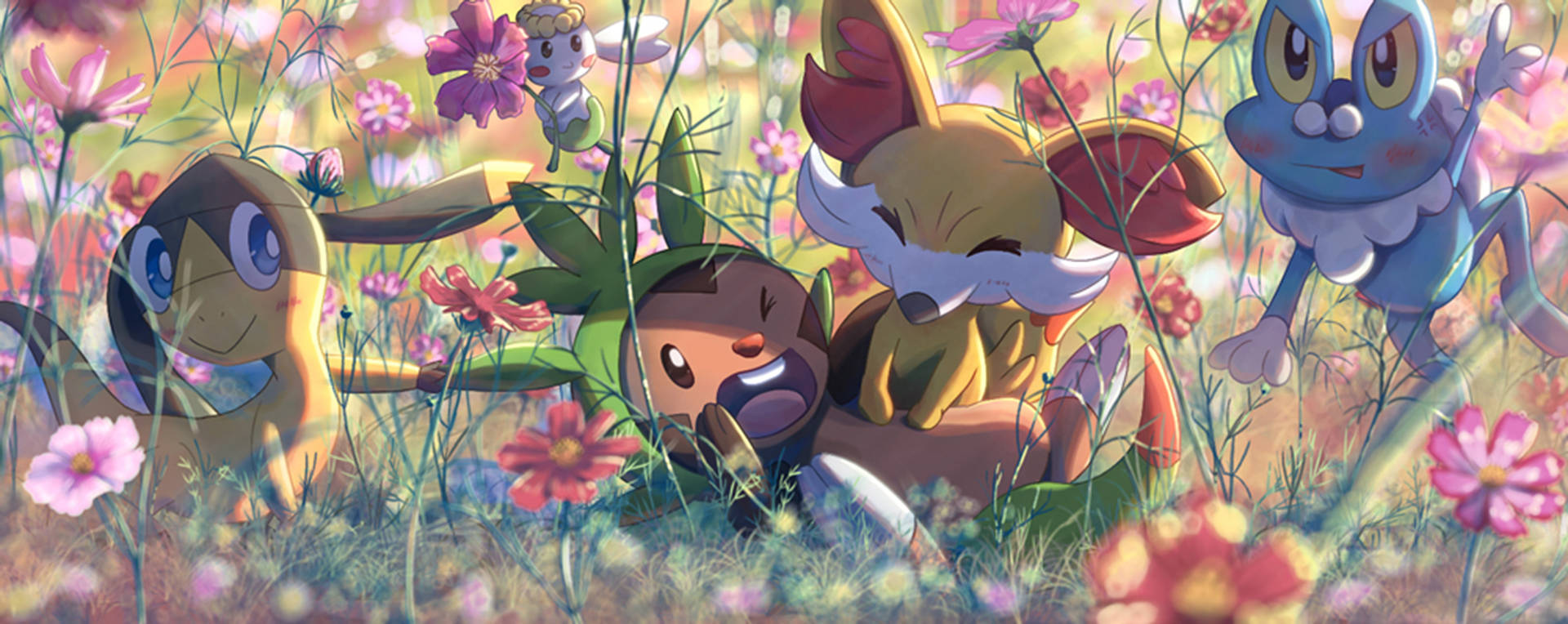 Cute Pokemon Glad Dag Wallpaper
