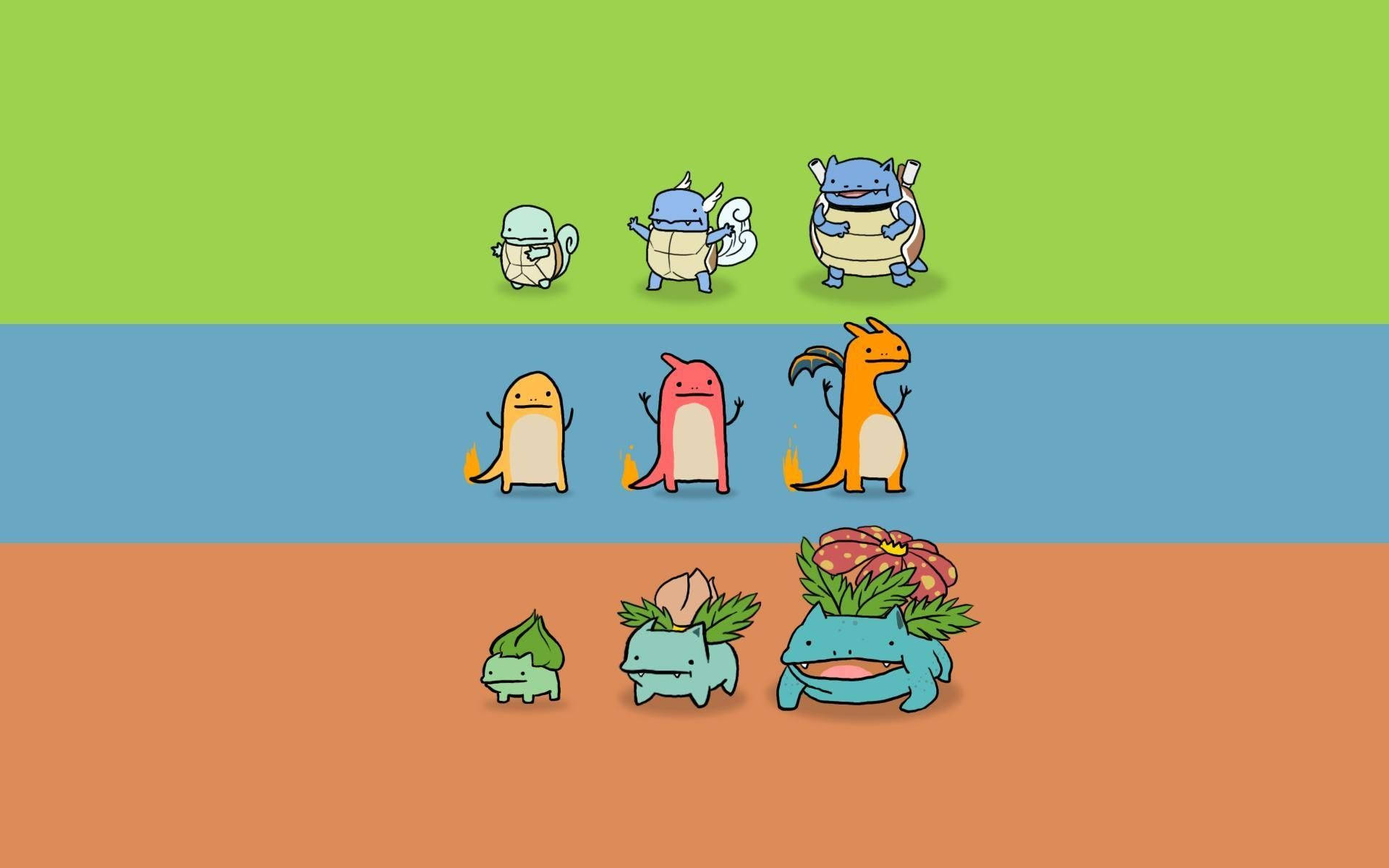 Cute Pokemon Starters Evolution