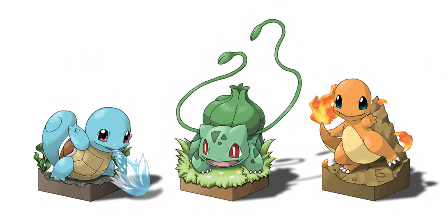 Cute Pokemon Three Types