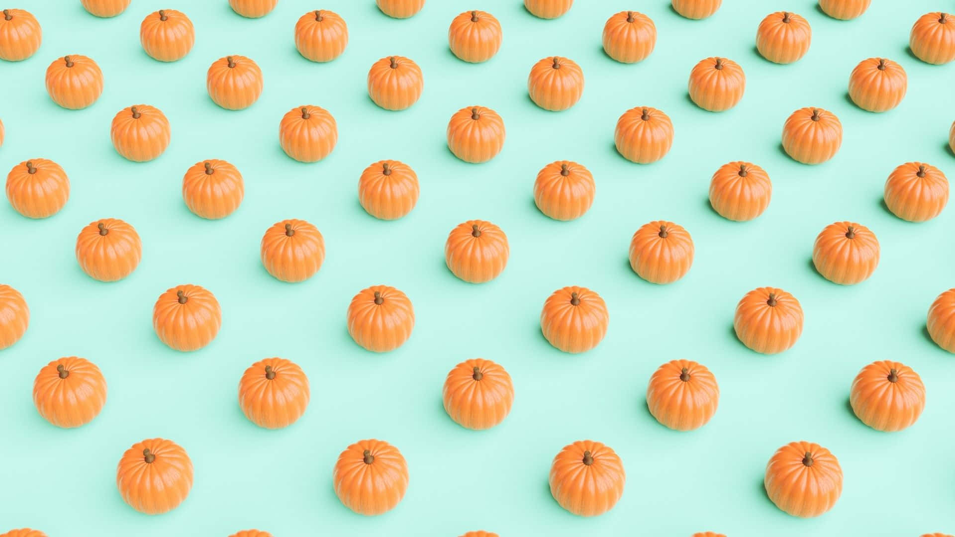 Adorable Cute Pumpkin with a Smiling Face Wallpaper