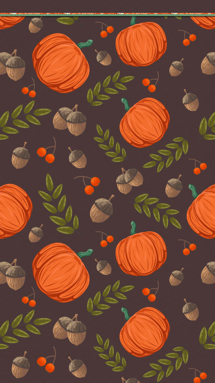 Cute Pumpkin Iphone Brown Wallpaper