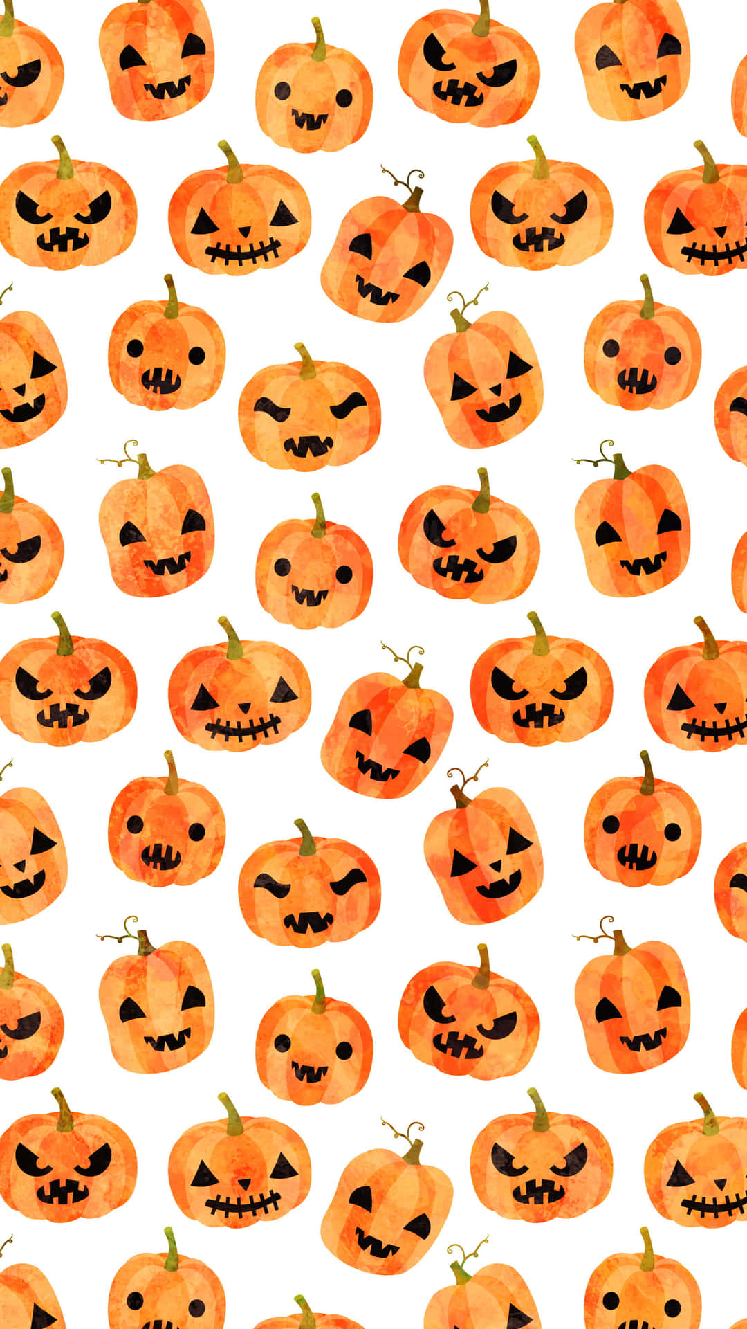 Simple Cute Pumpkin Iphone Wallpaper