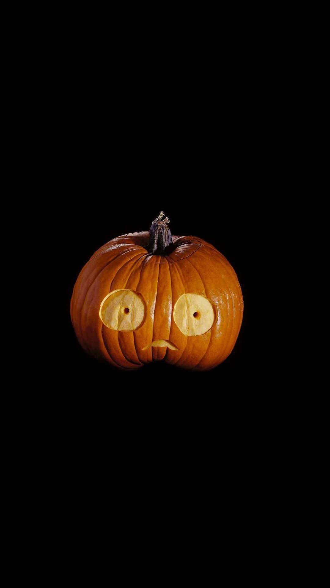 Cute Pumpkin Terrified Carved Reaction Picture