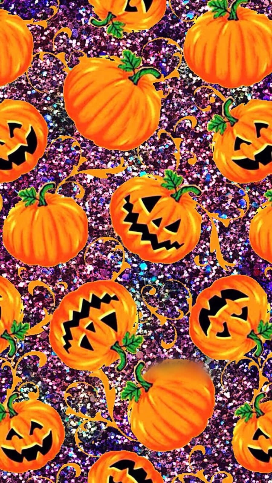 Cute Pumpkin Party Confetti Picture