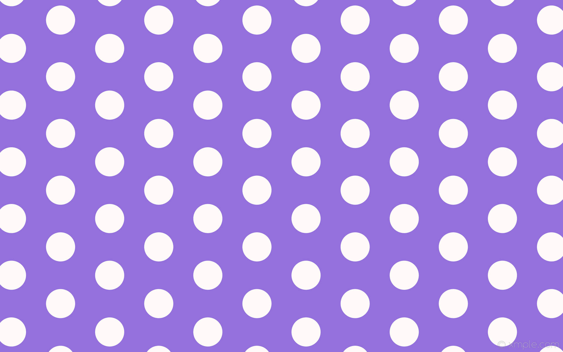 Cute Purple Polka Dot Pattern Wallpaper