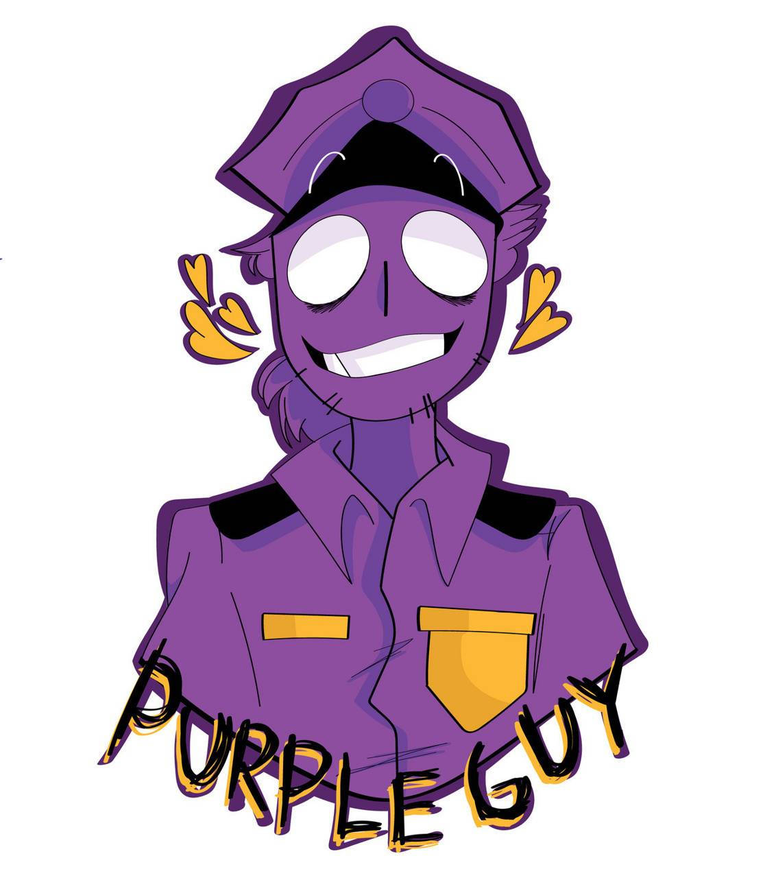 Cute Purple Guy Fanart Wallpaper