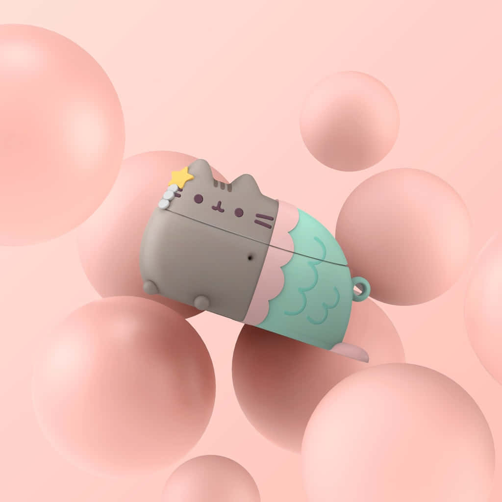 Love Is In The Air With This Cute Pusheen Wallpaper