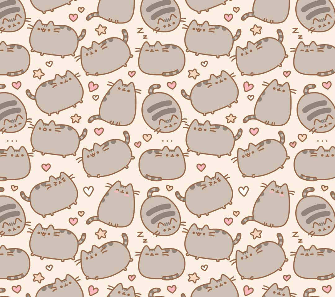 The Sweetest of Pusheen Cats Wallpaper