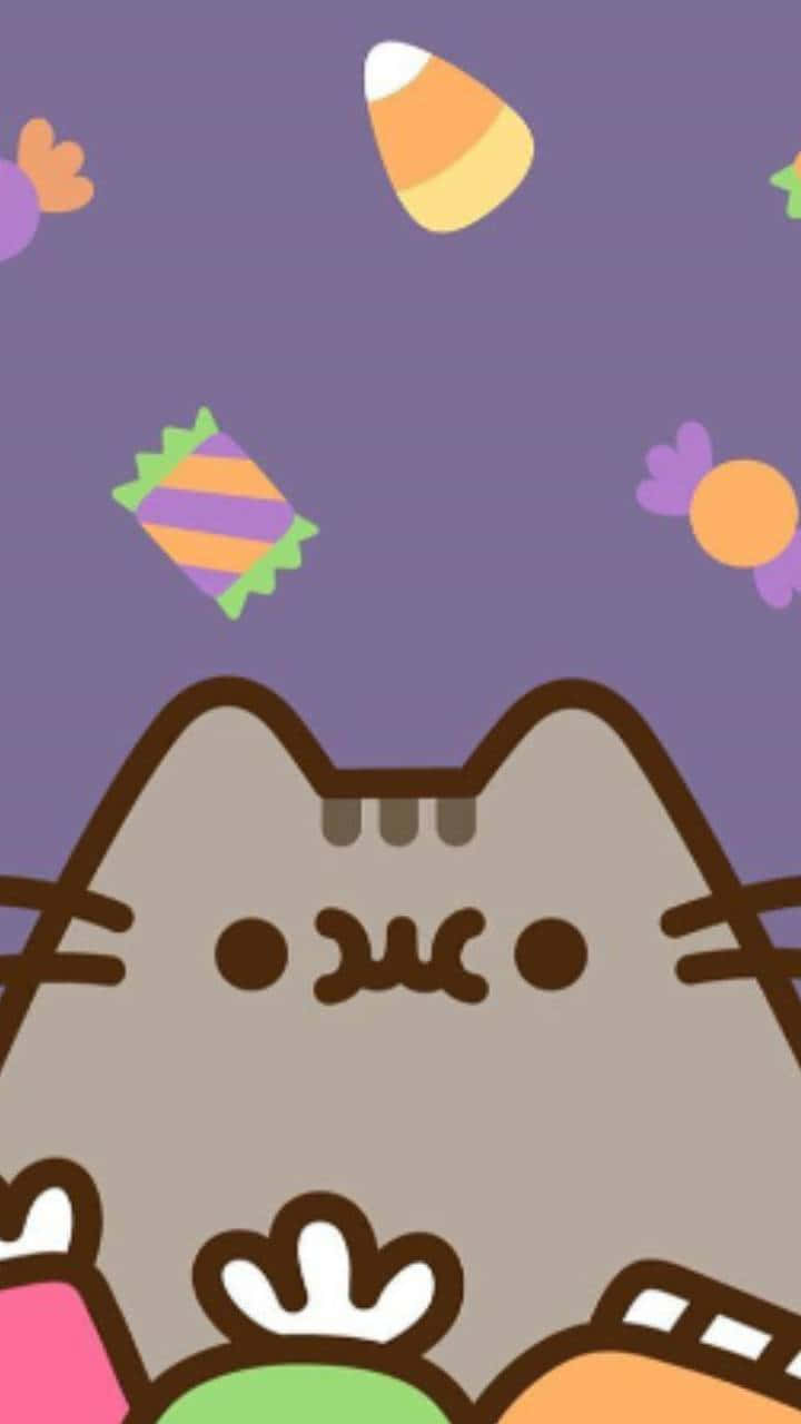 Spread some joy with a cute Pusheen! Wallpaper
