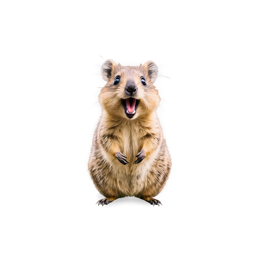 Cute Quokka Smile Png 06242024 PNG