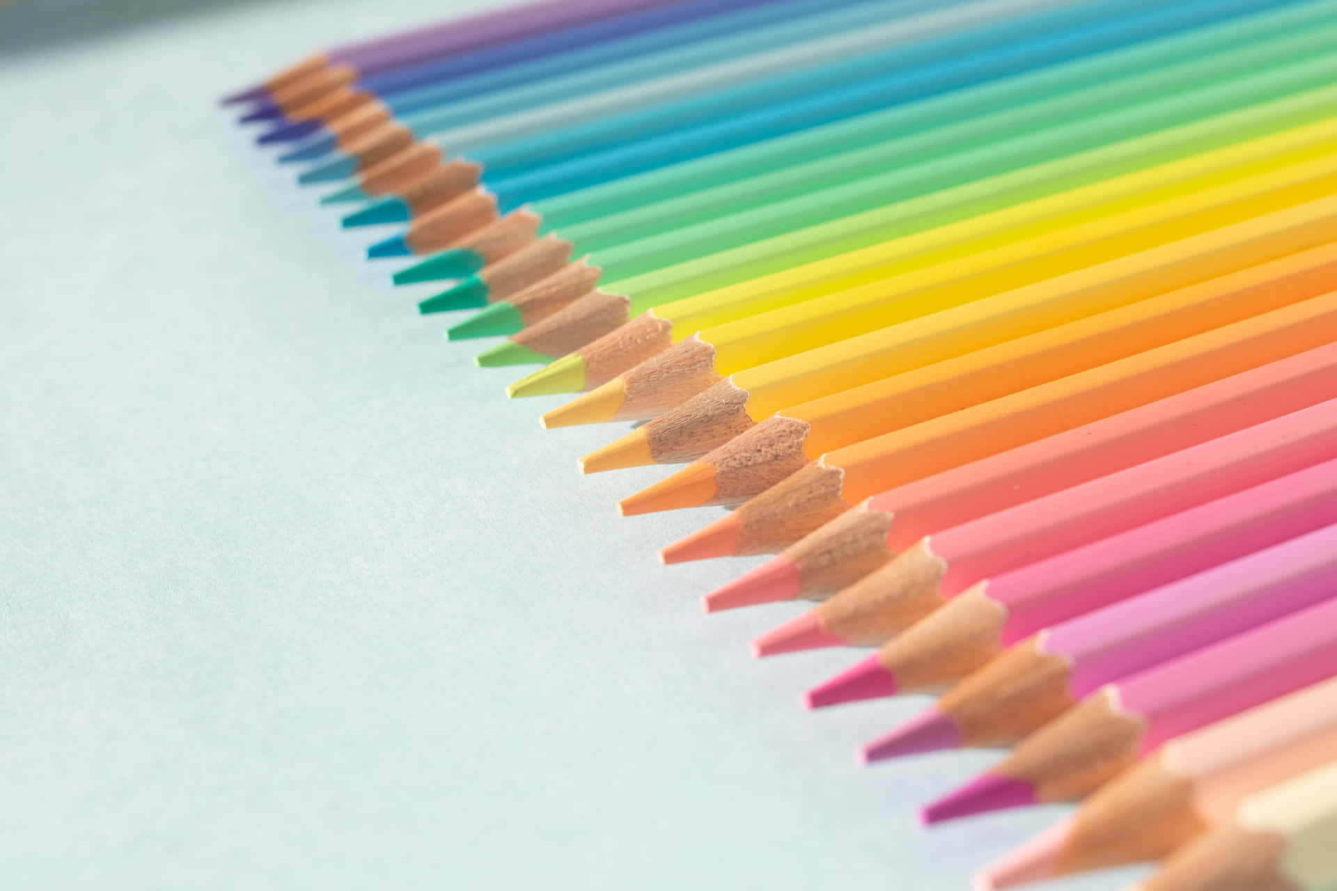 Et farverigt regnbue af pastelfarvet drømmeagtighed. Wallpaper
