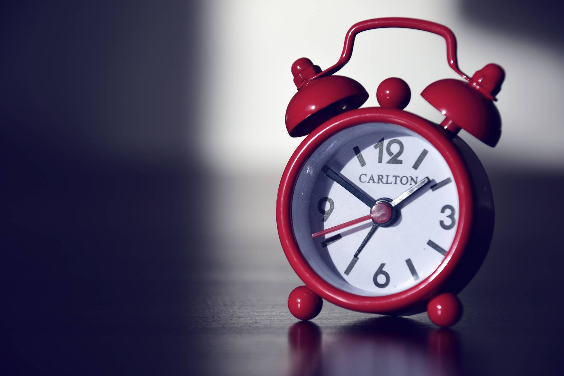 Cute Red Alarm Clock Wallpaper