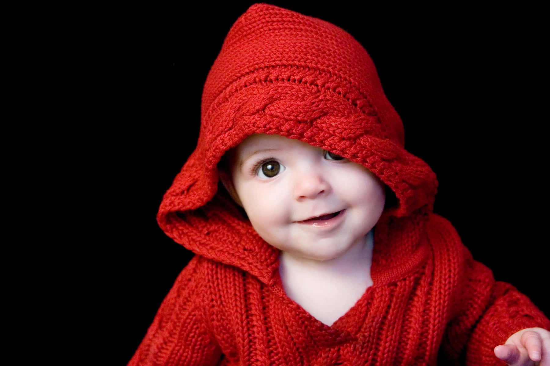 Cute Red Baby Wallpaper