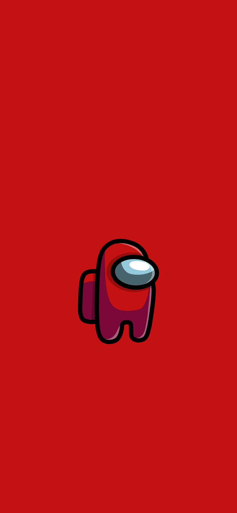 Unfondo Rojo Con Un Robot Rojo Fondo de pantalla