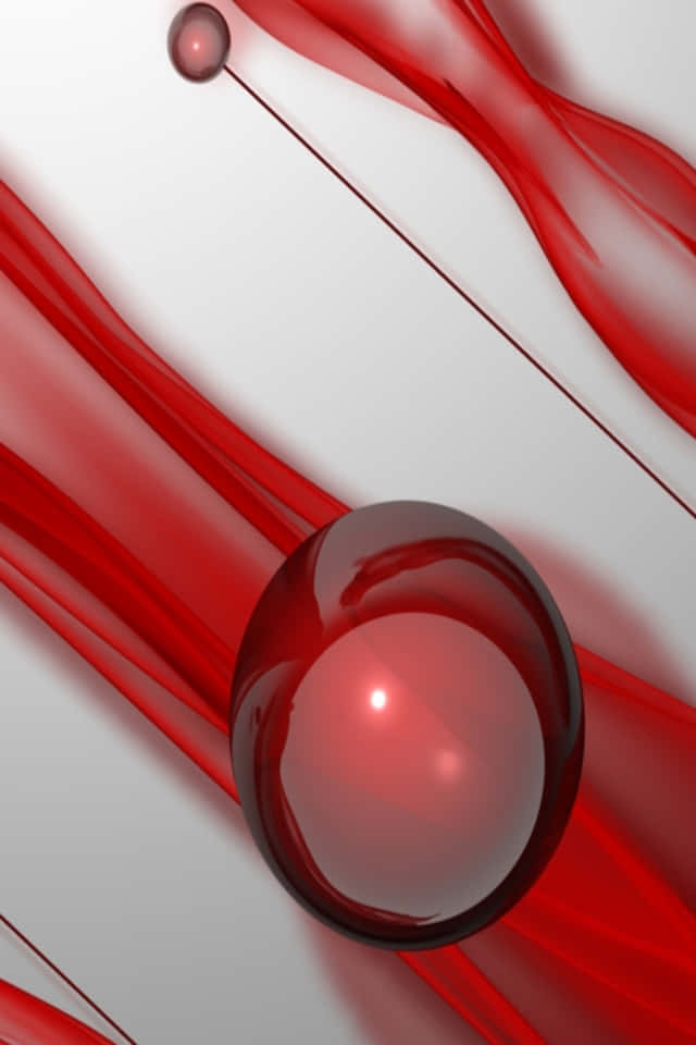 Red And White Abstract Background Wallpaper