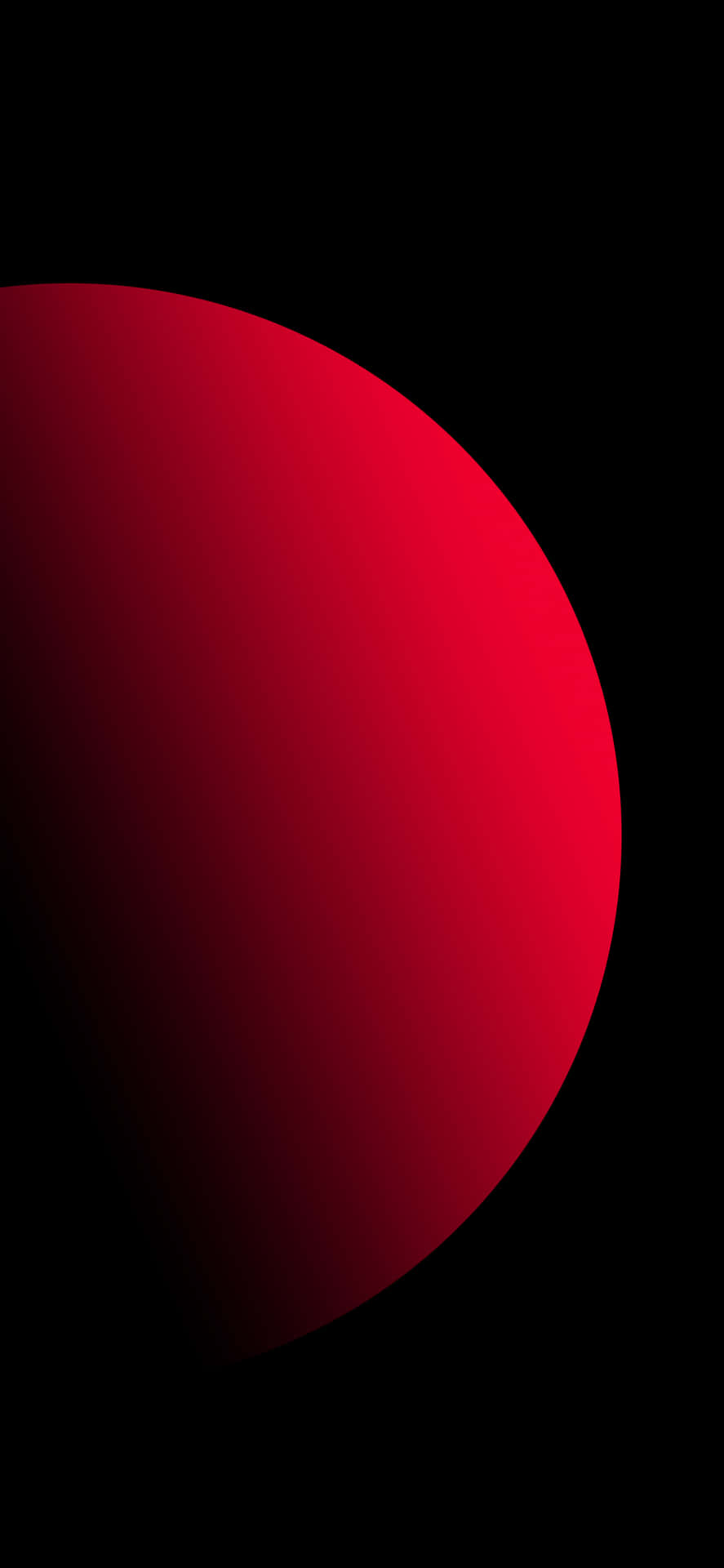 A Red Circle On A Black Background Wallpaper